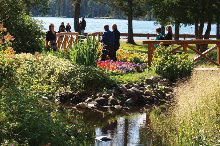 The Parkland is home to many beautiful gardens and green spaces.